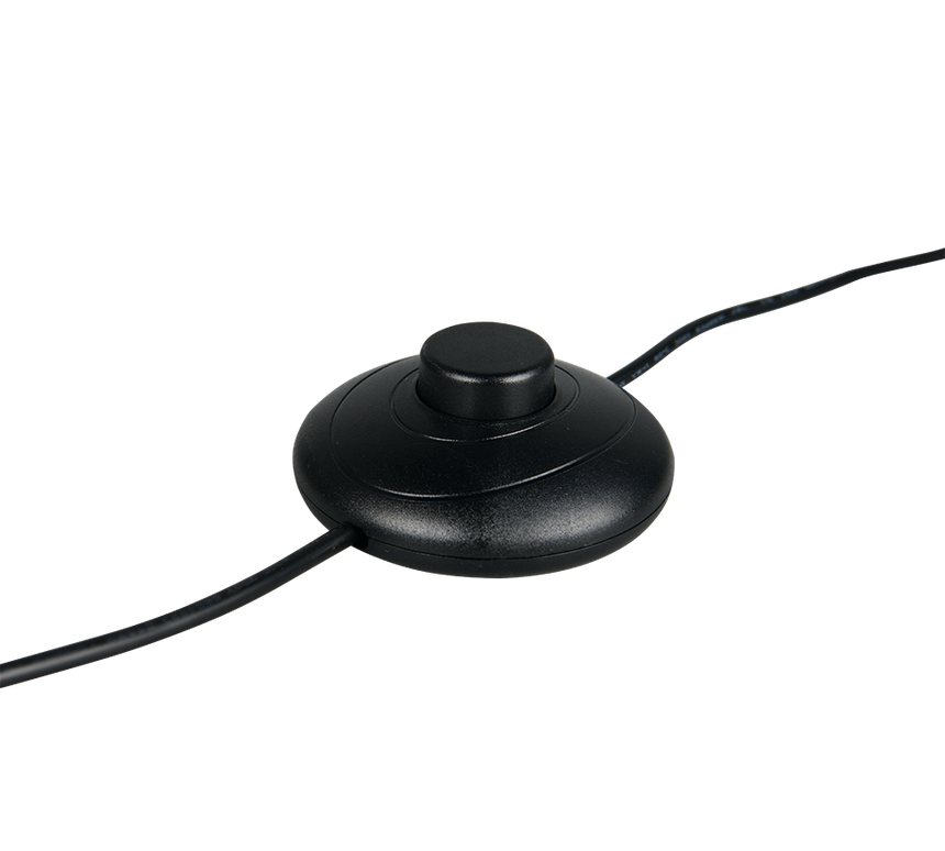 Lámpara de pie Trio Flynt LED cromo 130cm 431610106