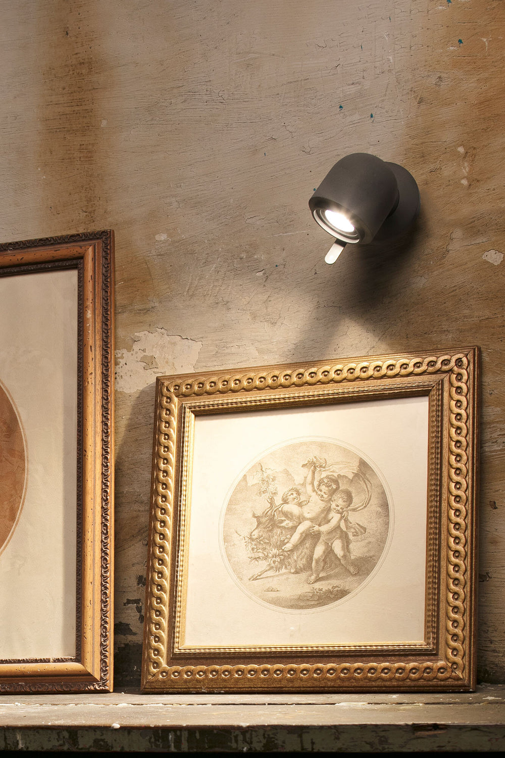 Faro STONE Stone gray wall lamp 43500