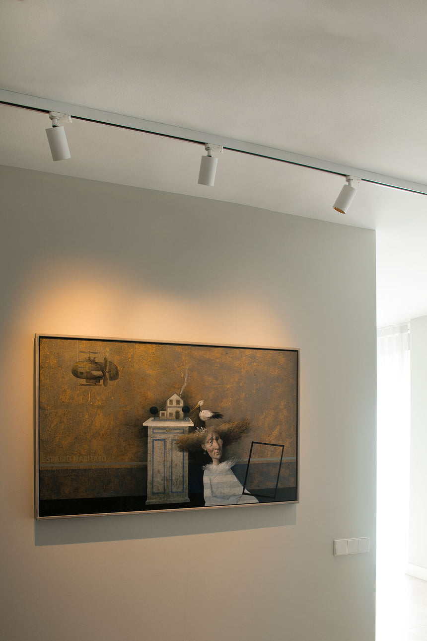 Faro STAN LED Lámpara proyector de carril blanco 43724