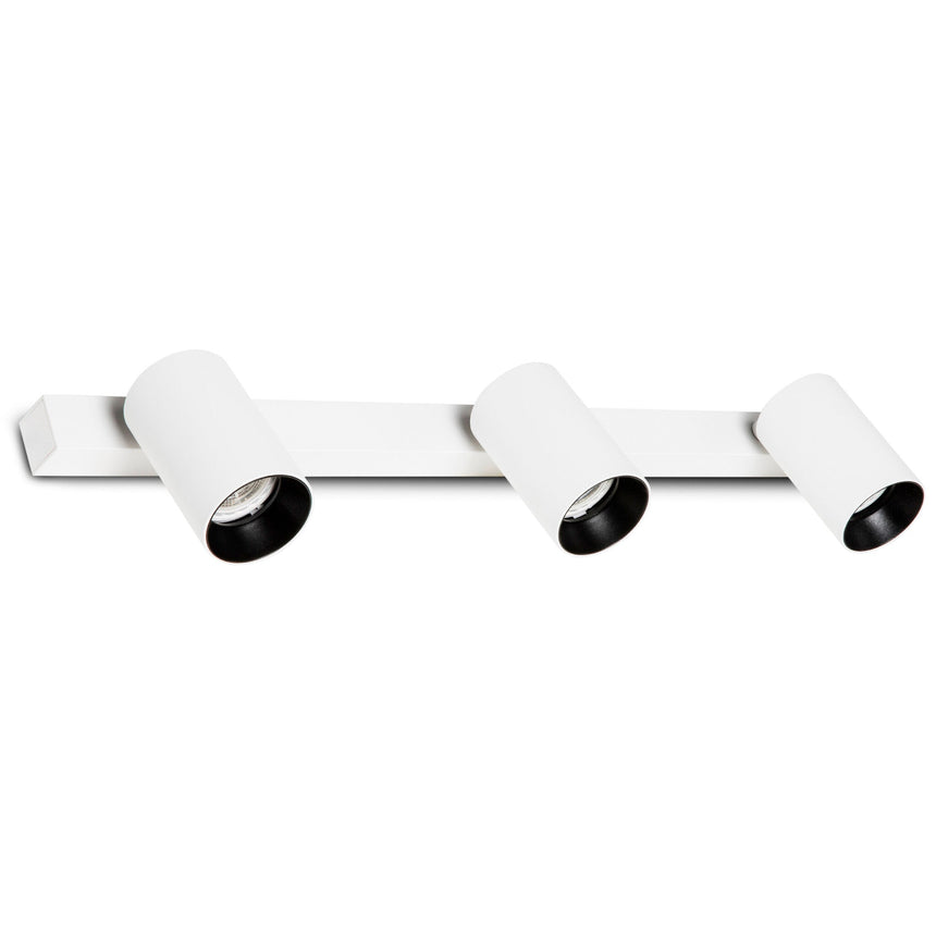 Lámpara de pared aplique Faro Stan 3 luces GU10 blanco mate — ref. 43744 (1)