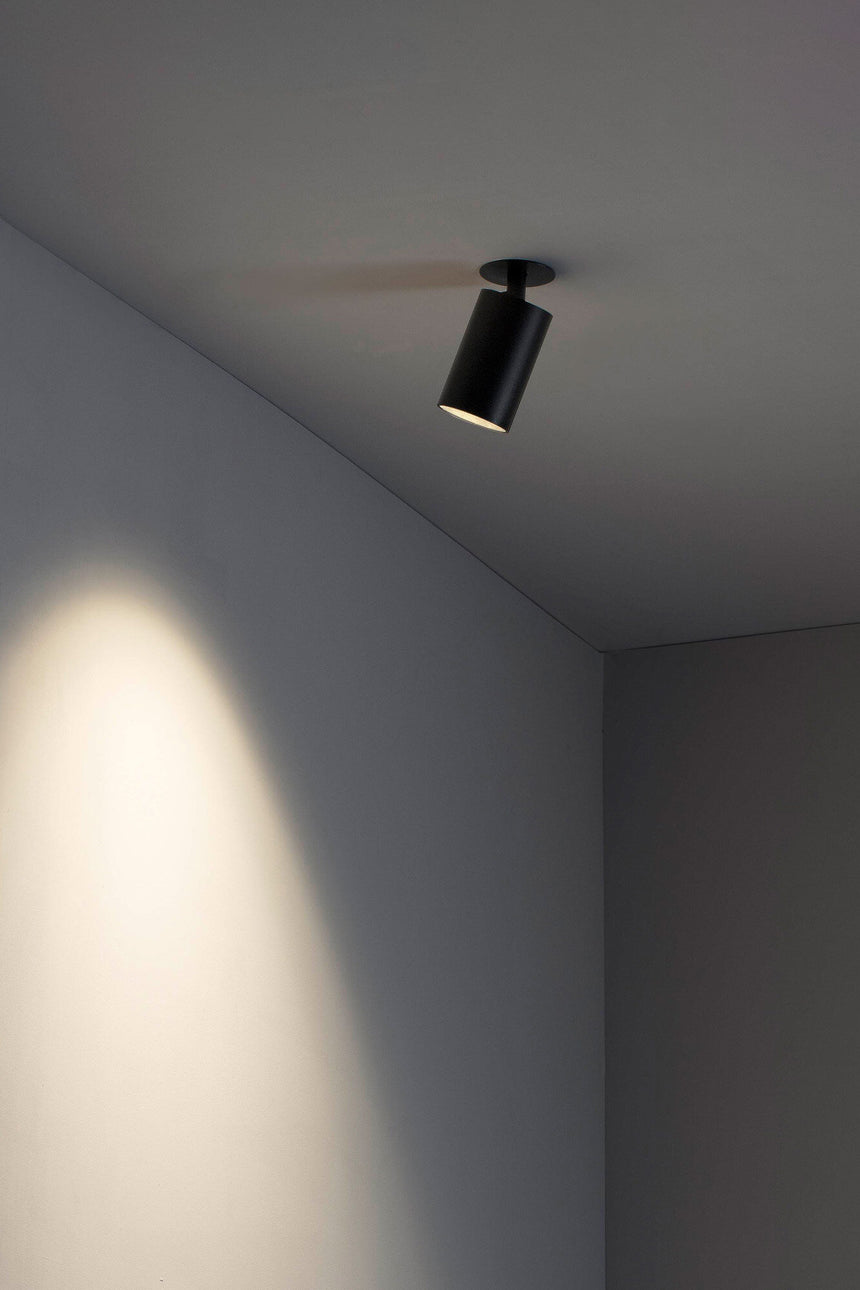 Faro STAN Black recessed wall light 43753