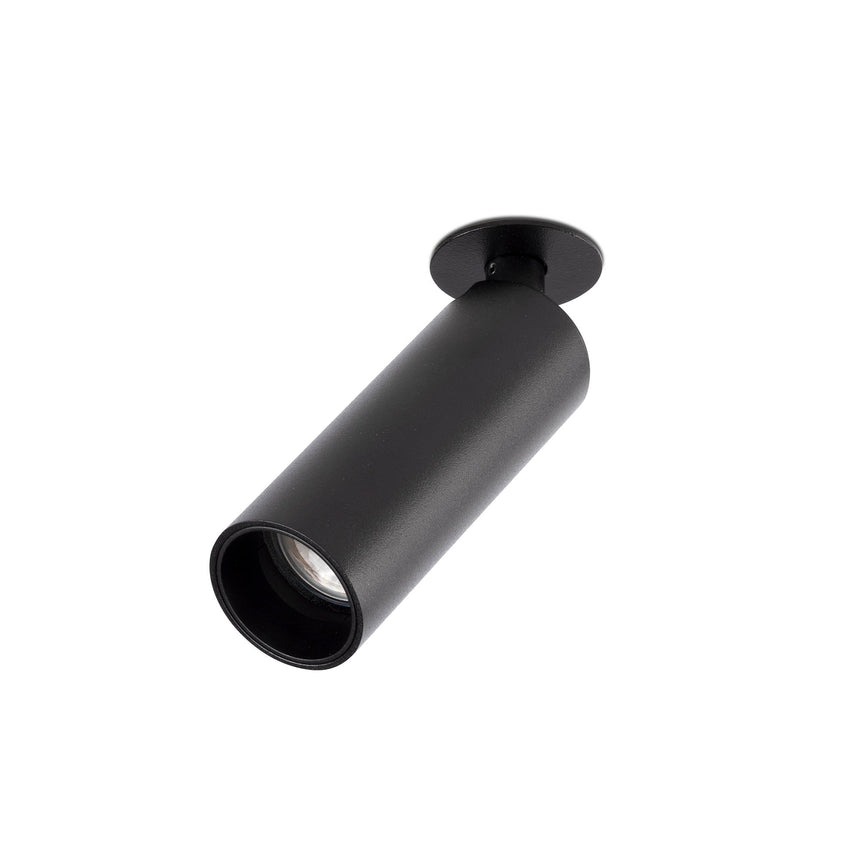 Empotrable de pared Faro Stan GU10 LED negro IP20 43811