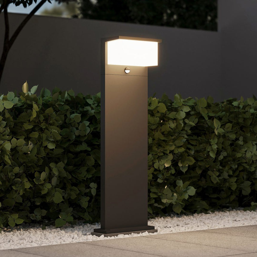 Baliza de exterior Trio Nestos LED antracita 3000K con sensor movimiento IP54 80cm 440969142 - vista 4