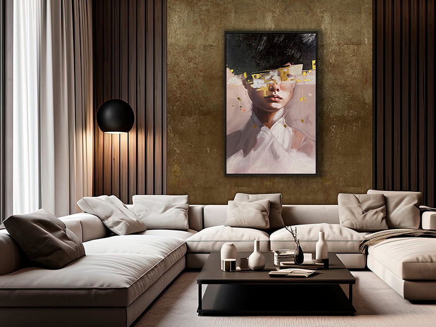 Cuadro Schuller Ella oleo y negro 100x150cm 441094 - imagen 3