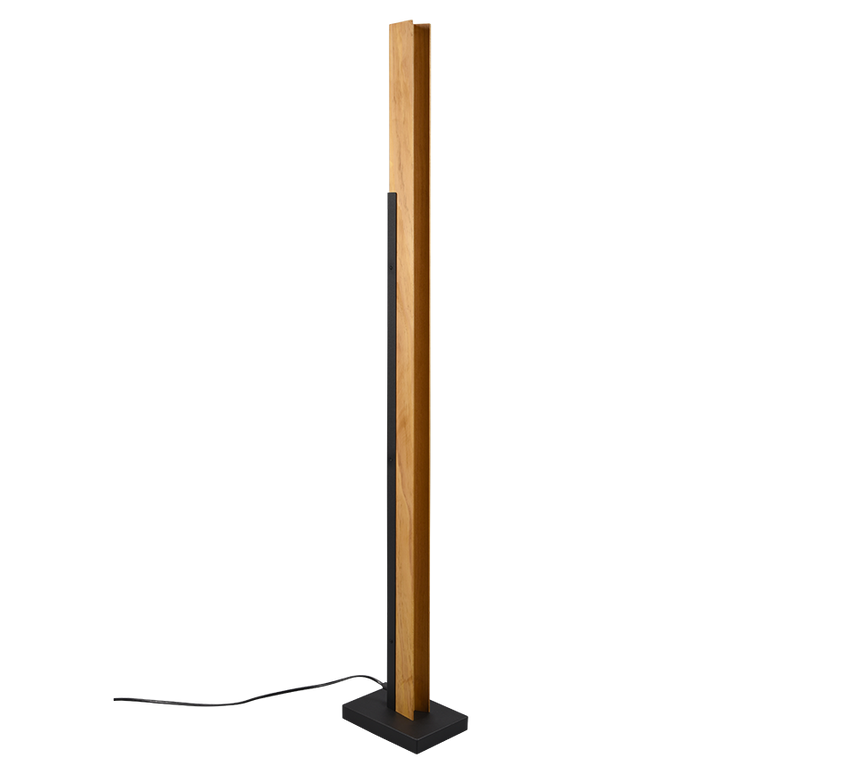 Lámpara de pie Trio Kerala LED negro mate táctil 3000K 120cm 441610132