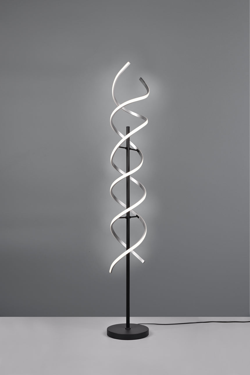 Lámpara de pie Trio Sequence LED brushed aluminium 150cm 441810205