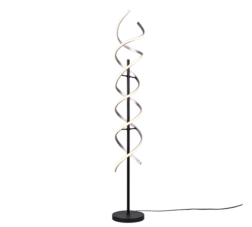 Lámpara de pie Trio Sequence LED brushed aluminium 150cm 441810205