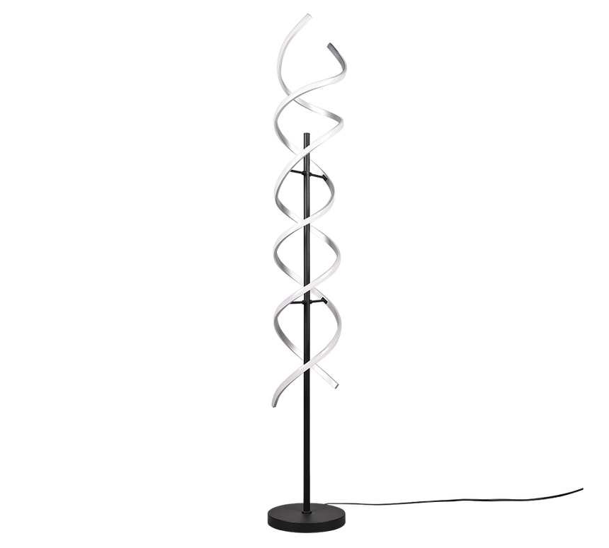Lámpara de pie Trio Sequence LED brushed aluminium 150cm 441810205