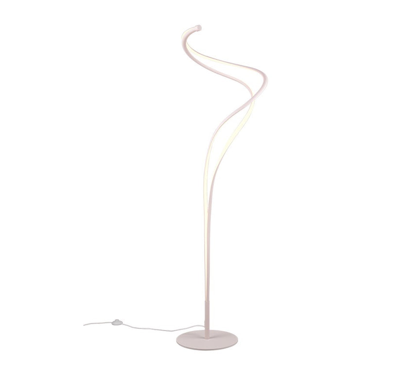 Trio NALA LED Living Room Floor Lamp White 444310131