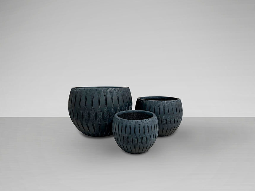 Set maceteros Schuller Yuca negro 37cm 447058 - imagen 4