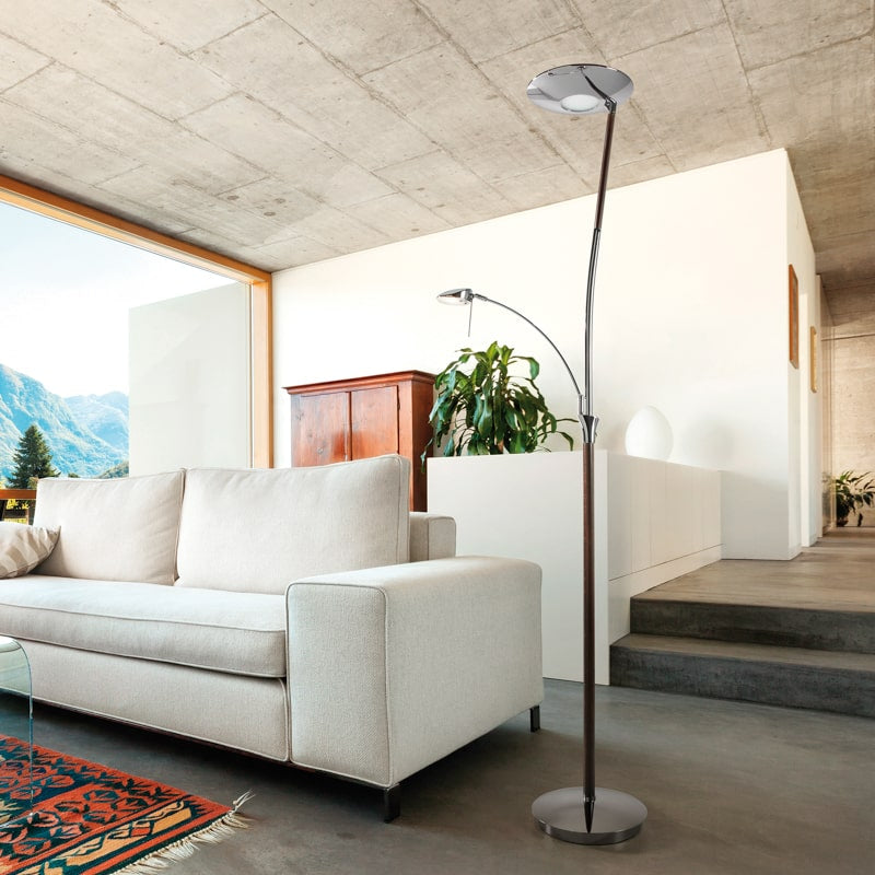 MDC PALE 448502536 PALE R7s + G9 halogen floor lamp (cherry/matt cr) + bulb