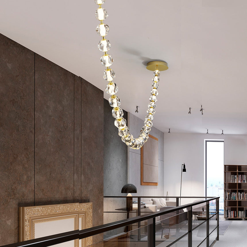 Schuller Zaria II Lámpara de techo colgante grande 29 luces oro dimable 448925