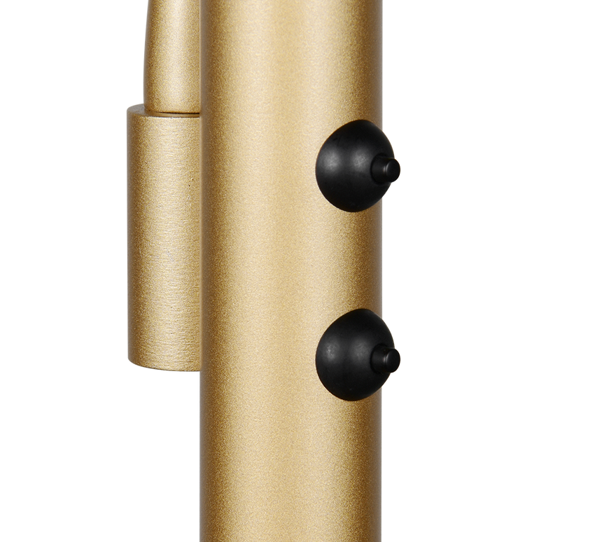 Lámpara de pie Trio Willis LED gold-colored 180cm 449510279
