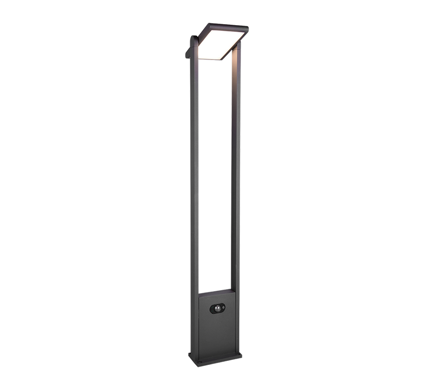 Baliza de exterior Trio Malawi LED antracita solar CCT regulable IP65 101cm 4537