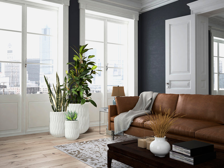 Schuller Jazmin Set 3 Maceteros blanco 459624