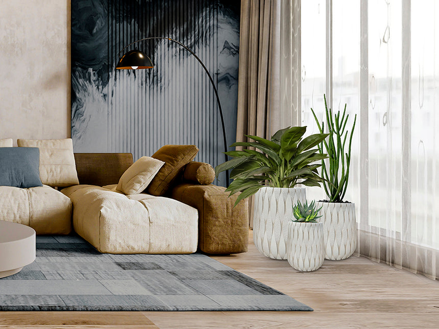 Schuller Jasmine Set of 3 Beige Planters 459631