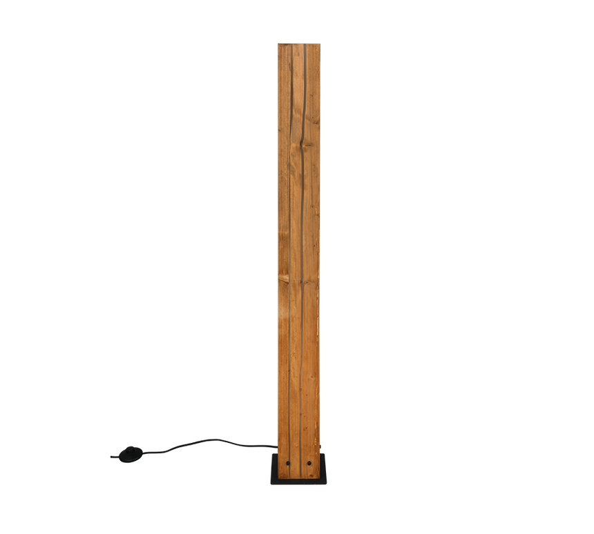 Lámpara de pie Trio Karuni LED natural finish 2700K 121cm 463300330