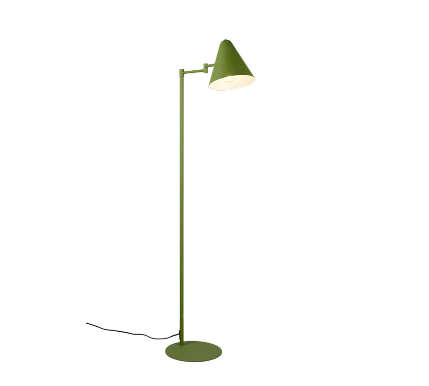 Lámpara de pie Trio Cosima LED green 2700K 126,5cm 463900115