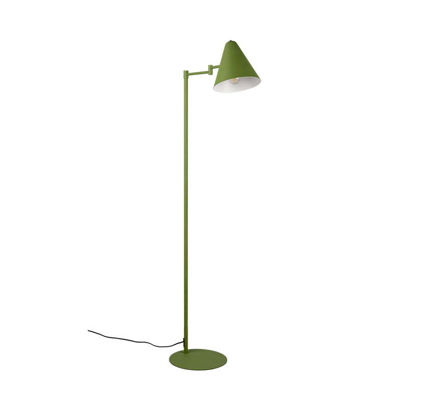 Lámpara de pie Trio Cosima LED green 2700K 126,5cm 463900115