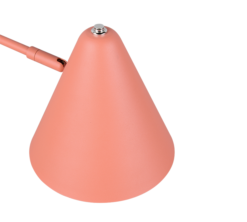 Lámpara de pie Trio Cosima LED apricot 2700K 126,5cm 463900140