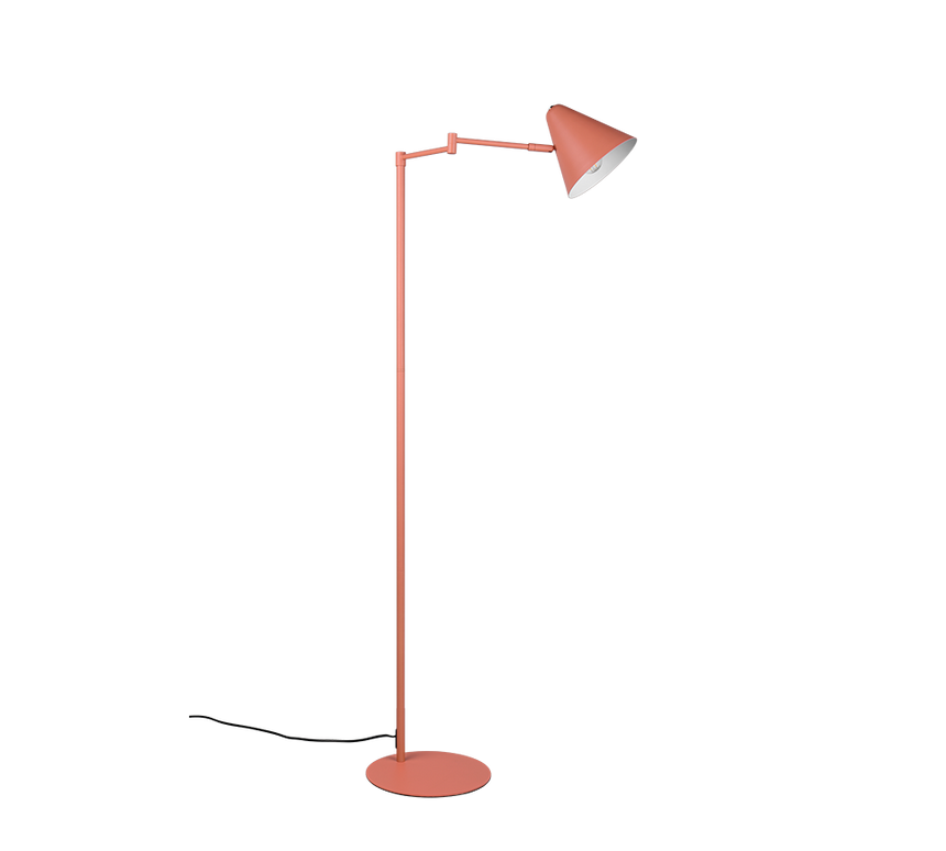 Lámpara de pie Trio Cosima LED apricot 2700K 126,5cm 463900140