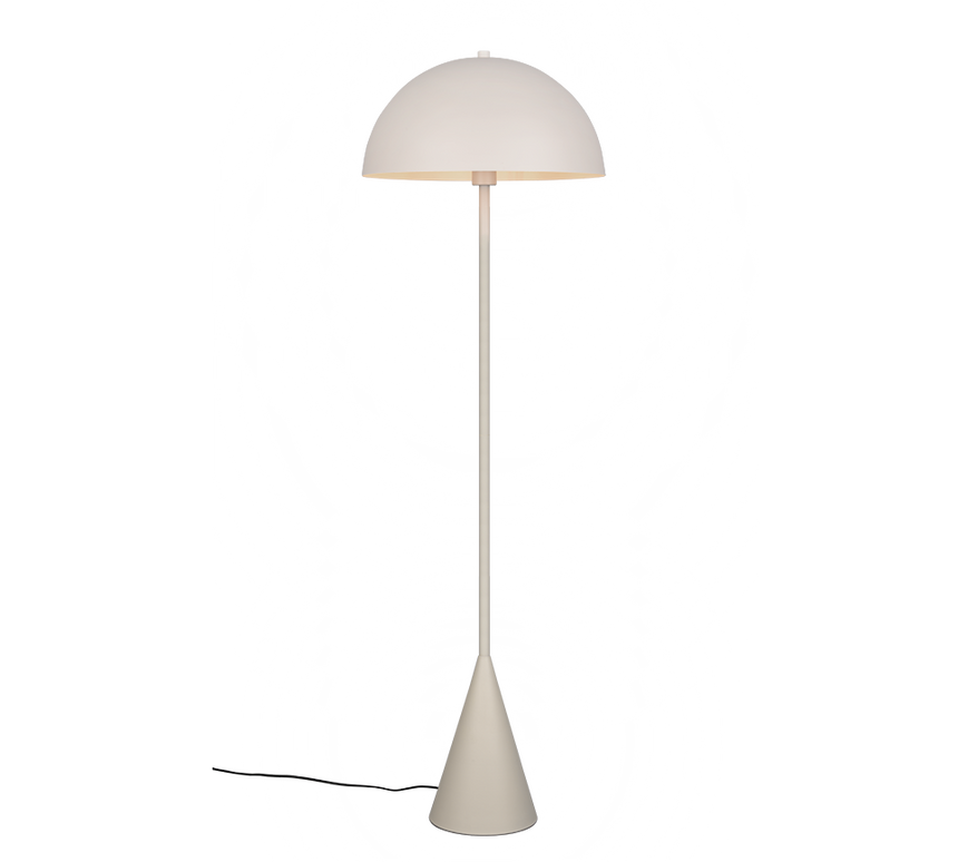 Lámpara de pie Trio Alfie gris cálido 130cm 465000176