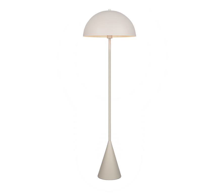 Lámpara de pie Trio Alfie gris cálido 130cm 465000176 - vista 3