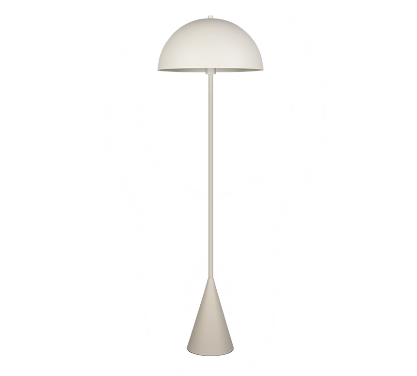 Lámpara de pie Trio Alfie gris cálido 130cm 465000176 - vista 4