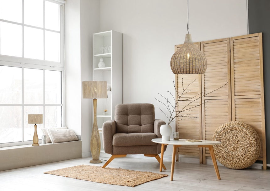 Trio Toba Wooden Floor Lamp 467200130