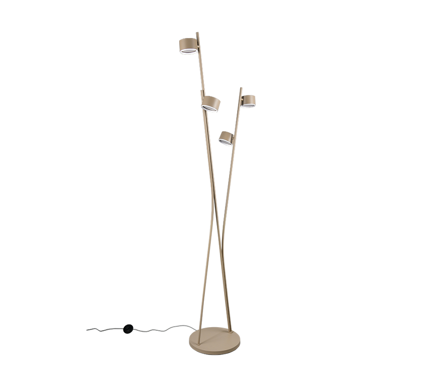 Lámpara de pie Trio Coda LED warm beige 2700K 180cm 469000443