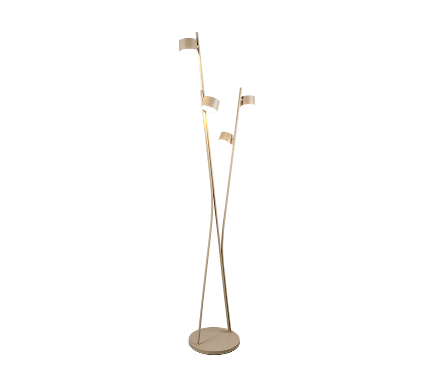 Lámpara de pie Trio Coda LED warm beige 2700K 180cm 469000443