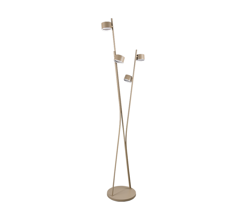 Lámpara de pie Trio Coda LED warm beige 2700K 180cm 469000443