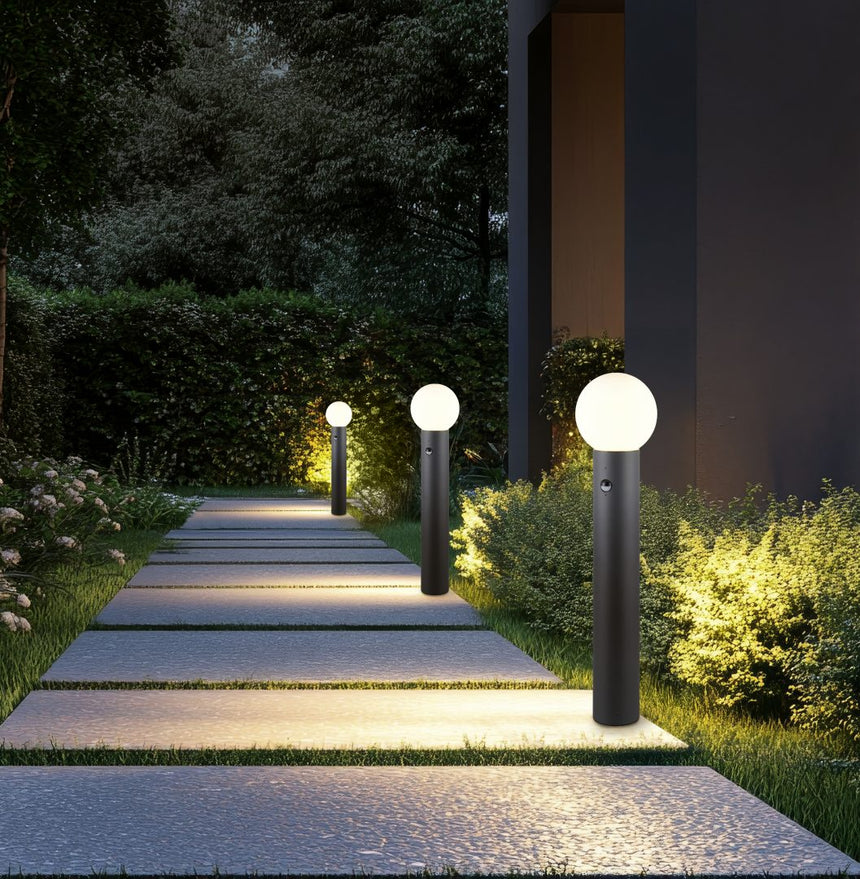 Baliza de exterior Trio Mures LED antracita 2700K IP44 80cm 469869142