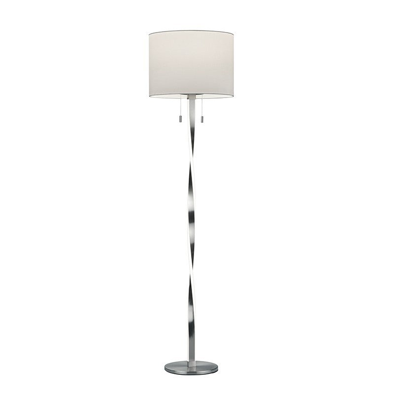 Trio Nandor Matte Nickel Metal LED Floor Lamp 475310307