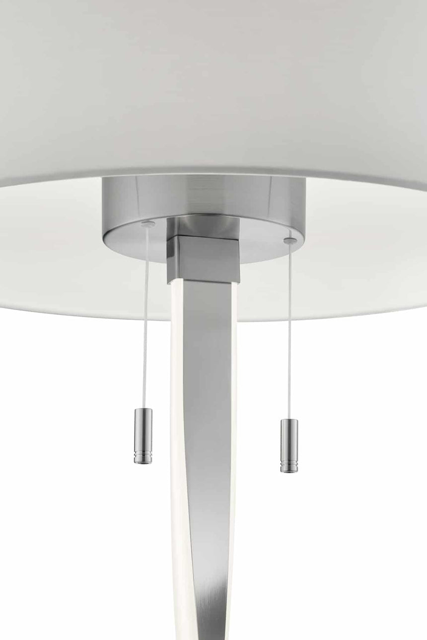 Trio Nandor Matte Nickel Metal LED Floor Lamp 475310307