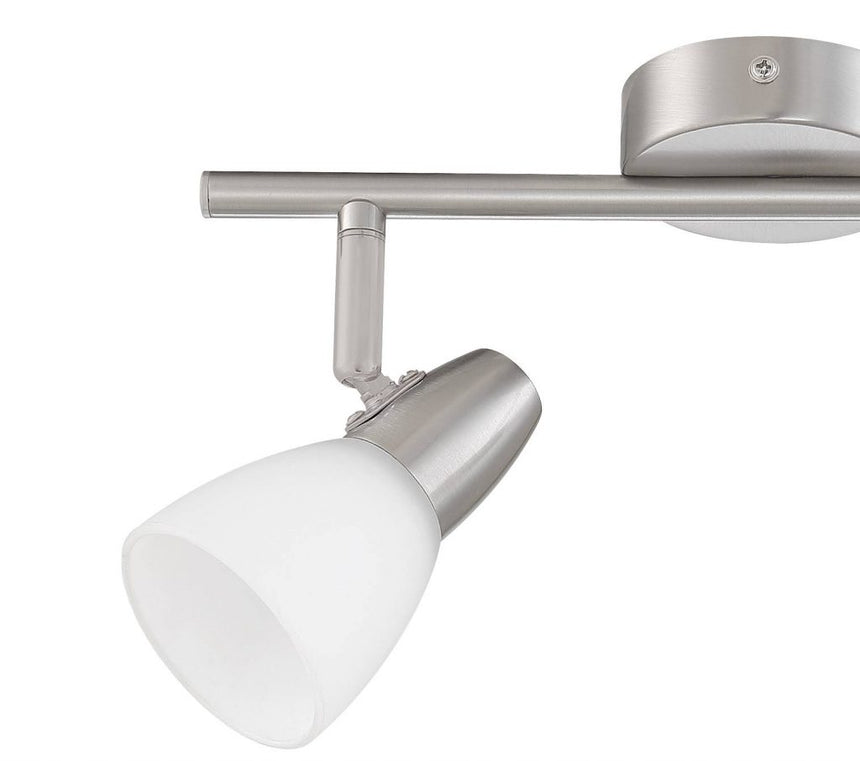 MDC SALSA 576743501 Foco SALSA regleta de 4 focos cromo mate