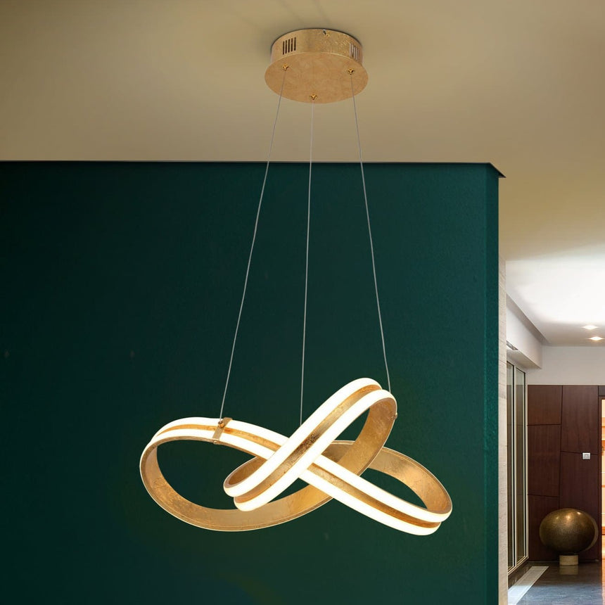 Schuller Lazas Lámpara de techo colgante pan de oro 46cm 486705