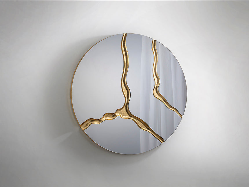 Espejo Schuller Surcos pan de oro Ø100cm 487012 - imagen 4