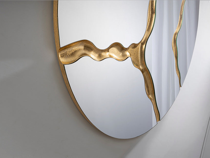Espejo Schuller Surcos pan de oro Ø100cm 487012 - imagen 5