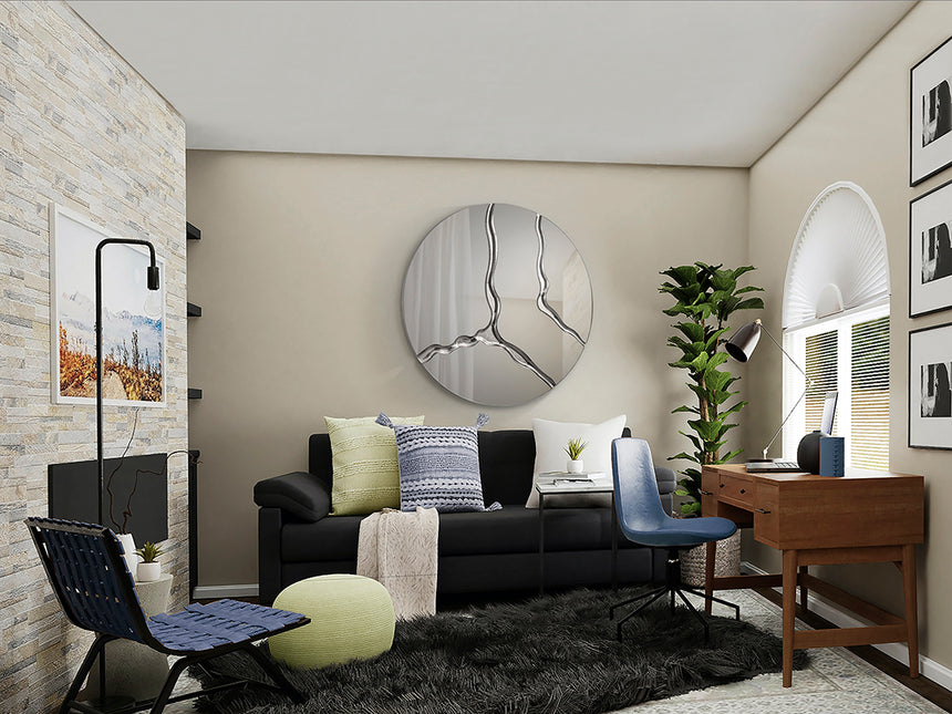 Schuller Surcos Espejo pan de plata D100 487029