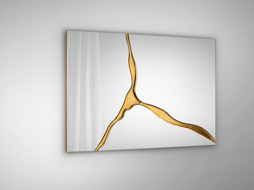 Espejo Schuller Surcos pan de oro 80x120cm 487351 - imagen 4