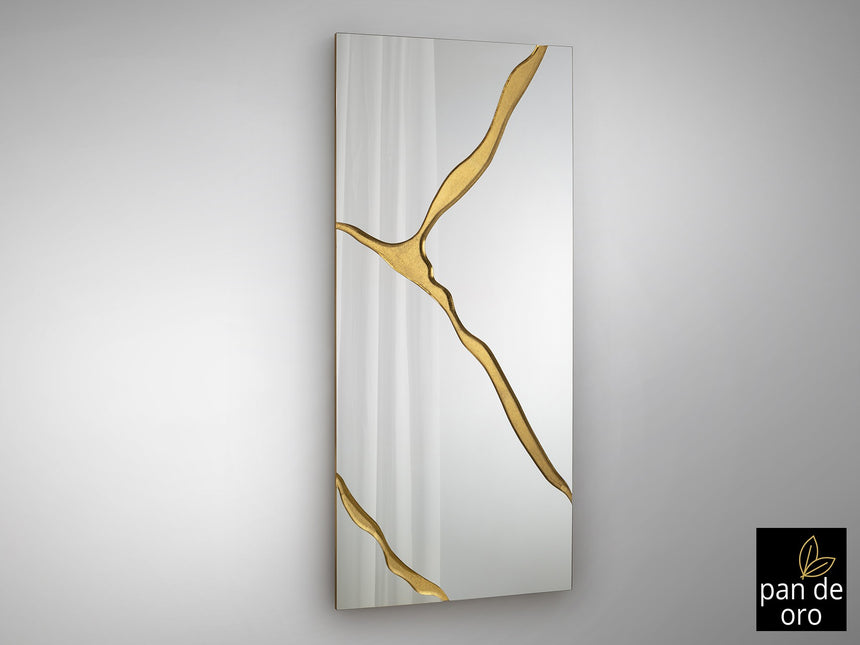 Espejo Schuller Surcos pan de oro 80x180cm vista 3