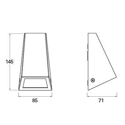 Forlight KAREN PX-1900-BLA Aplique Karen 1L Blanco