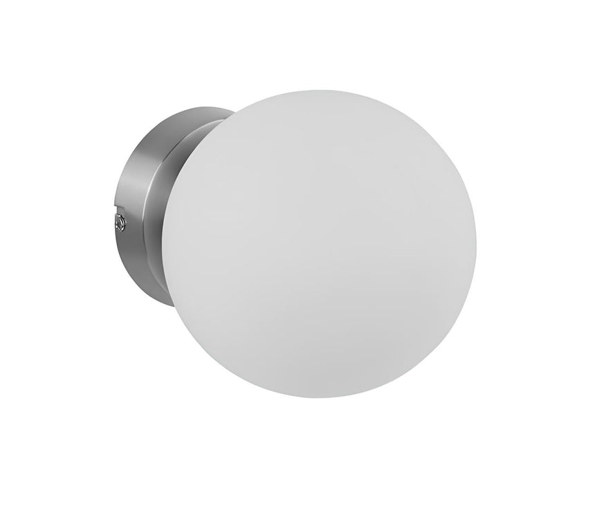 MDC RONDA Aplique de pared bola opal cromo mate 577733501