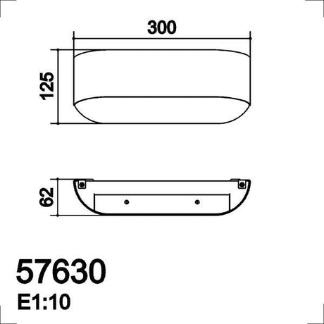 MDC NORA 576309702 Aplique LED Niquel Mate