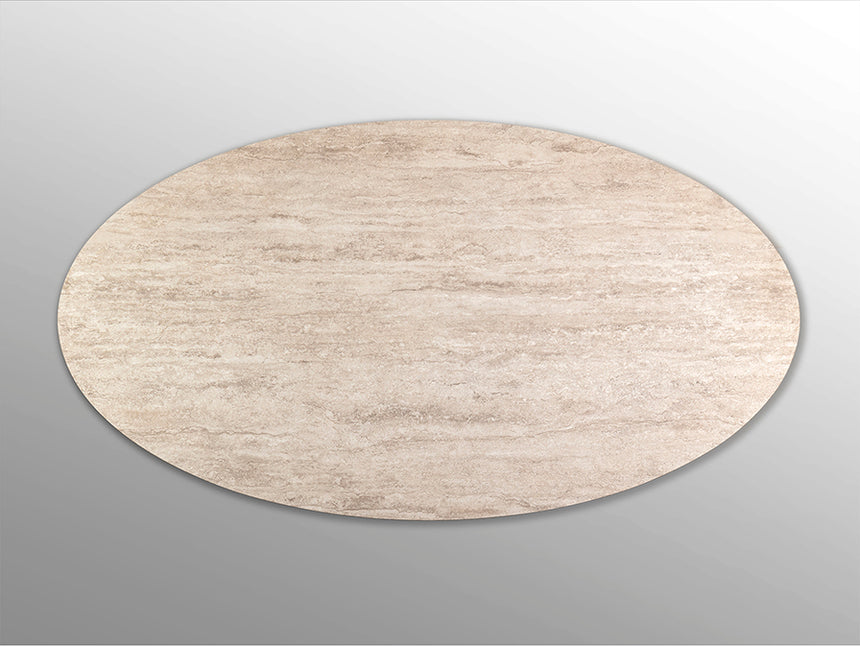 Mesa de centro Schuller Samara marrón y travertino 130x42cm 498814 - imagen 4