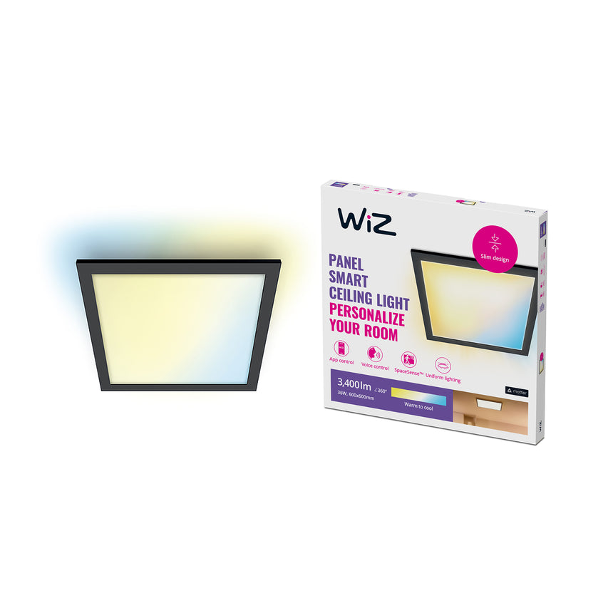 WiZ White Ambiance Plafón Negro 36W 3400lm 55487000 | Philips