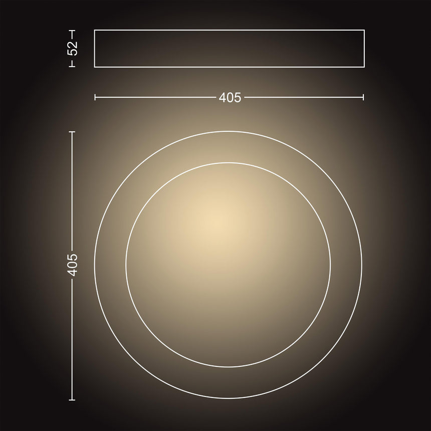 Philips Hue Plafón Adore plata White Ambiance 25W 6500K IP44 2900lm 34097800 - imagen 7