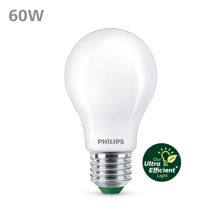 Bombilla de filamento Philips Classic mate A60 60W E27 4000K 840lm 777100 - vista alternativa