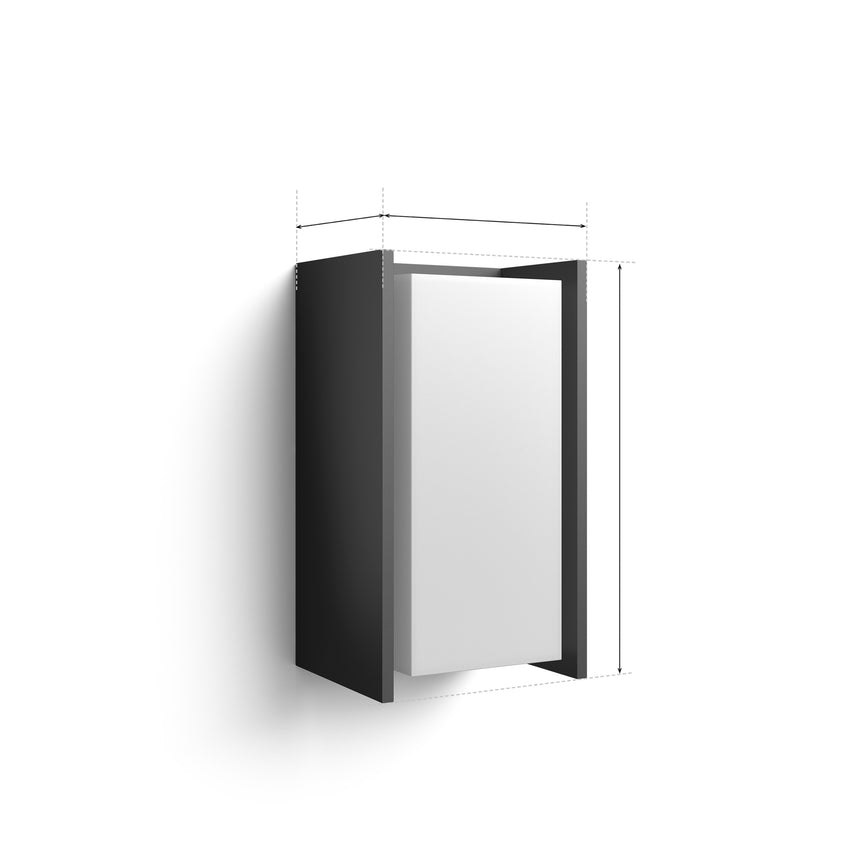 Philips Hue White and Color Ambiance Aplique de pared Turaco wall lantern 8721103